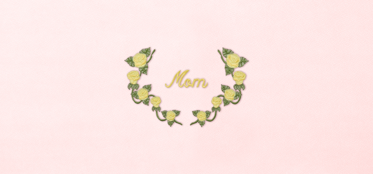 P 504 YE PK Mom Wreath Yellow Pink Faux